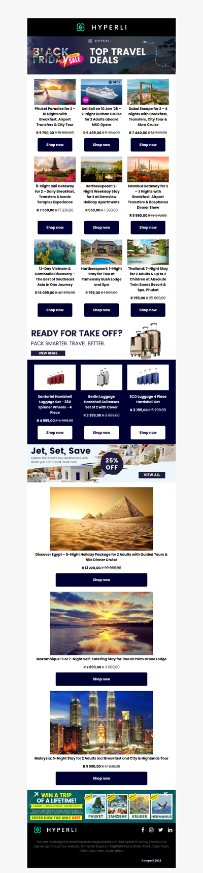 Black Friday Travel Drop: Extraordinary Escapes. Exceptional Prices. ✈️