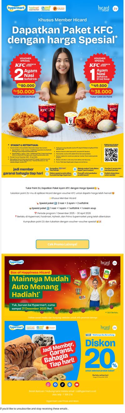 Paket Spesial KFC Siap Jadi Teman Makanmu!🤤🍗