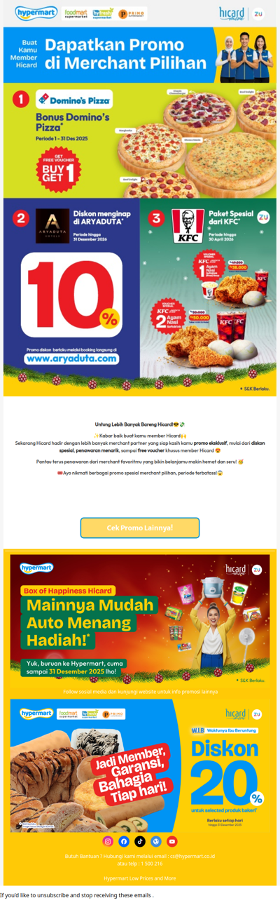 Belanja Apapun, Makin Untung Bareng Hicard!🤩✨