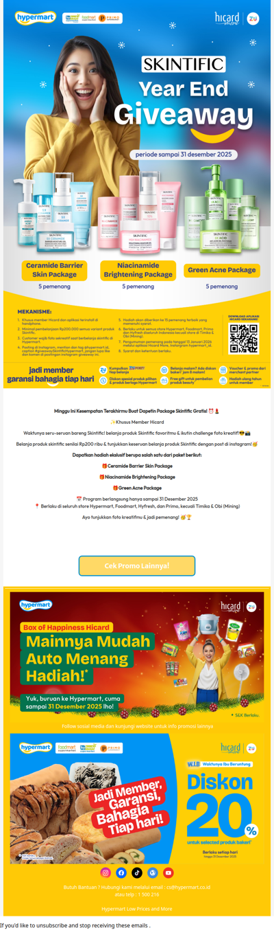 Minggu Terakhir Buat Dapetin Paket Skintific Gratis!😱💥