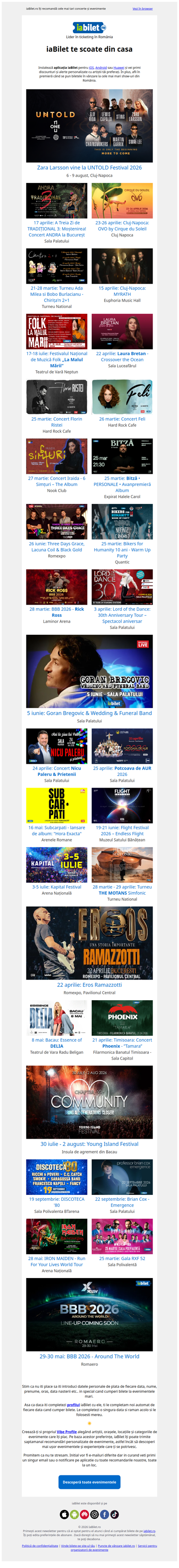 ☀️ iaBilet te scoate din casă