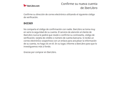 Verifique su nueva dirección de correo electrónico en AbeBooks