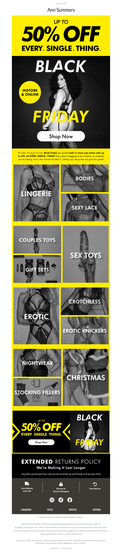 Stop scrolling✋ BLACK FRIDAY IS LIVE 😈