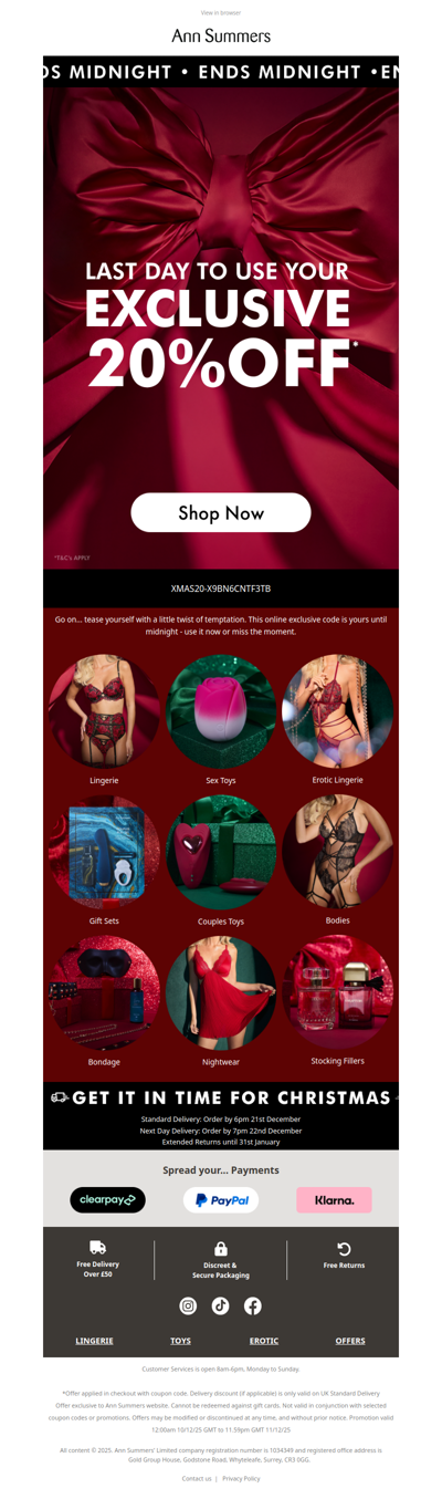 HURRY🚨Exclusive Code Expires at Midnight!