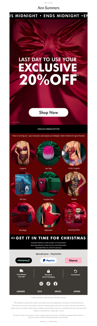 ENDS TODAY⏰ Use Your Code Now