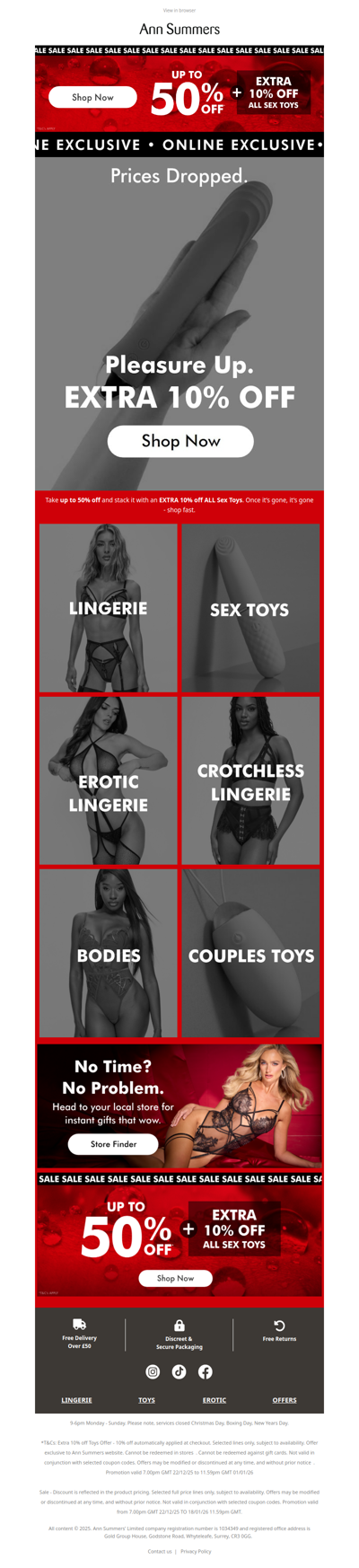 Don’t Miss Out! Up to 50% OFF is HERE...