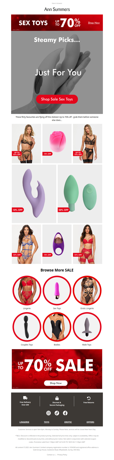 Just Dropped 😏 Up to 70% Off Top Picks 👀