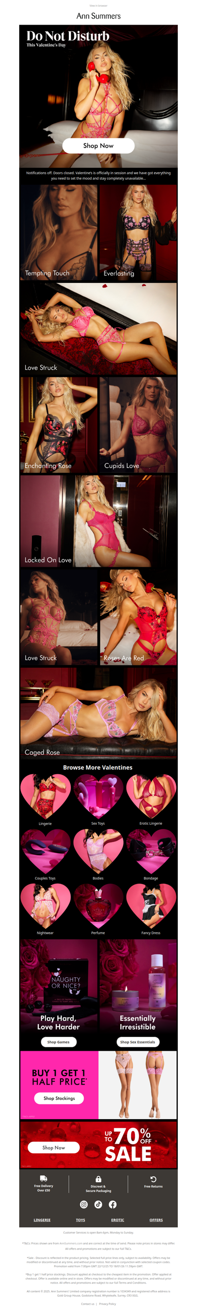 Do Not Disturb…Valentine’s Has Arrived💋