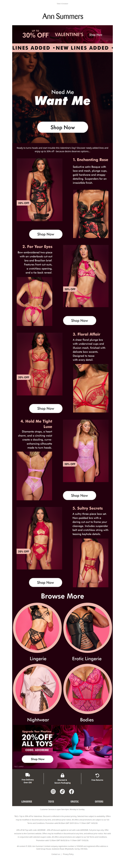 Need Me, Want Me 💋