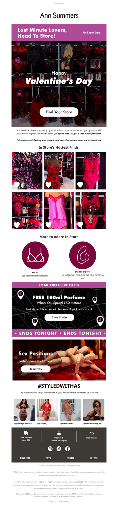 Head To Store, There’s Still Time!⏳❤️