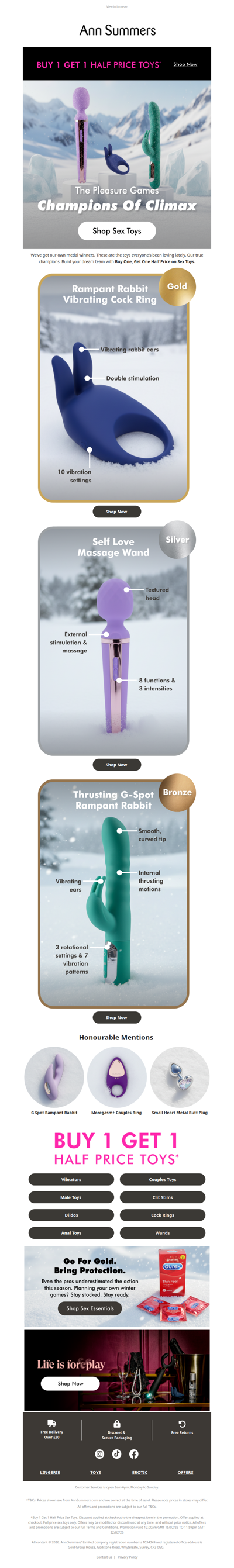 Ready. Set. Climax! 🏅