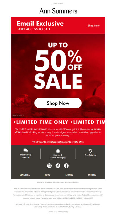 You’re In… SALE Early Access Starts NOW 🔥