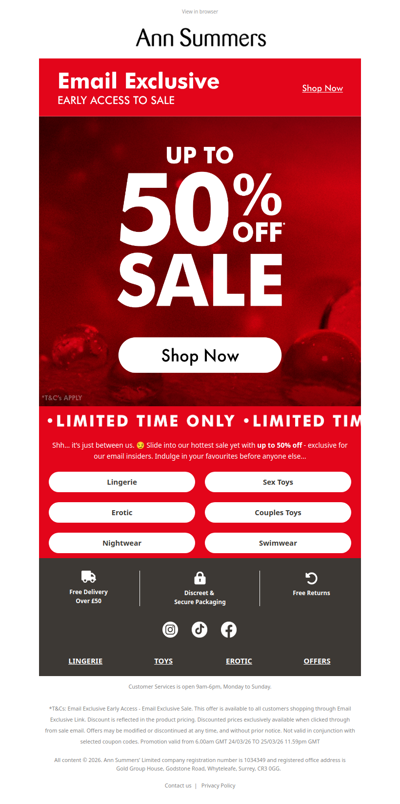 VIP Early Access - Up to 50% Off👉