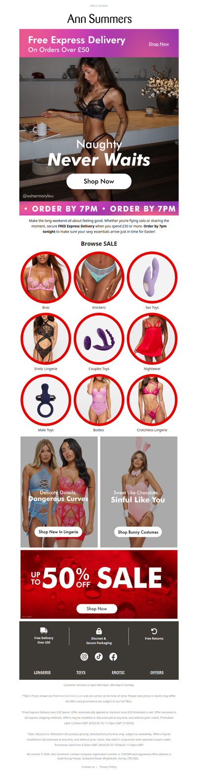 FREE Express Delivery ENDS SOON! 🚚