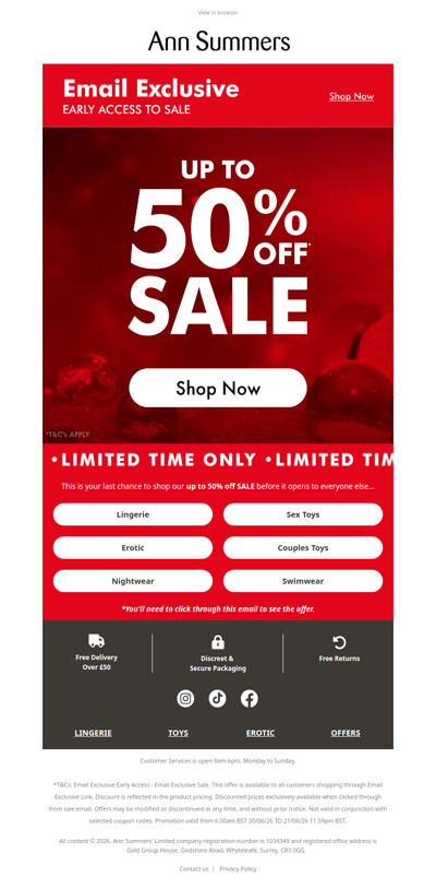VIP Early Access - Up to 50% Off👉