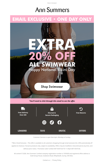 Your Bikini-Day Treat Is Here! 👉