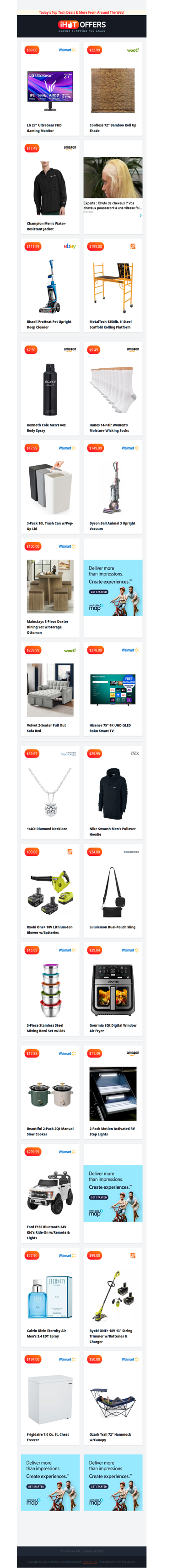 Bamboo Shade $32 • LG 27