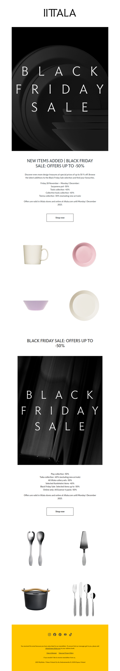 New items added | Black Friday Sale