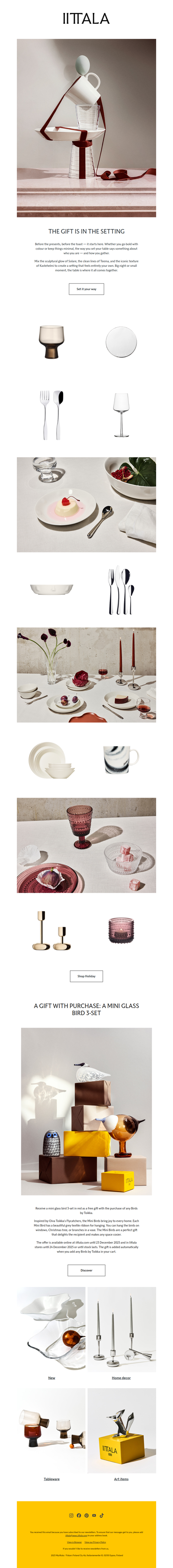 The gift is in the setting