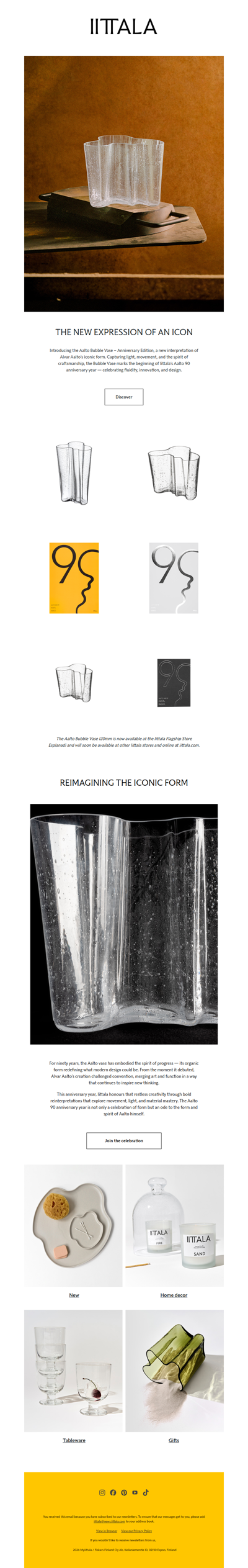 The new expression of an icon