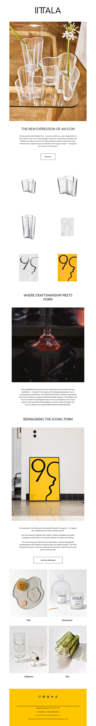 The new expression of an icon