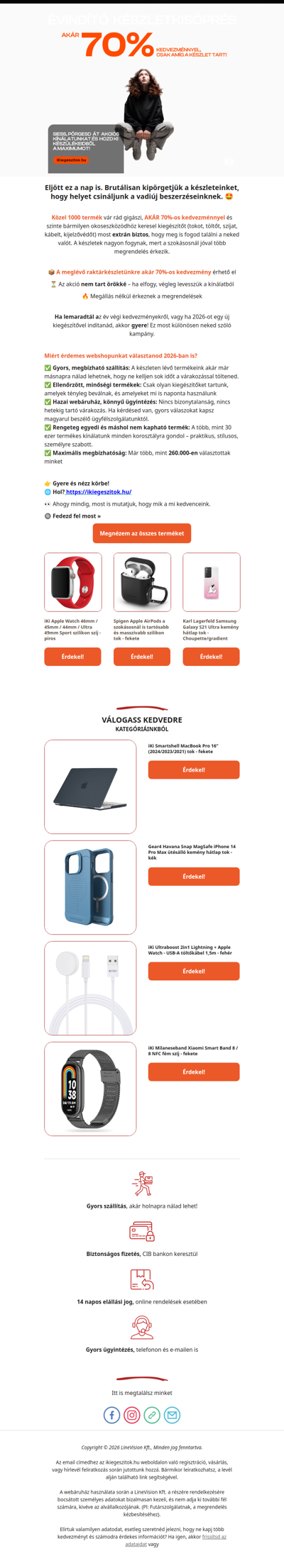 Eljött a 2026-os, elsöprő készletkisöprés ideje!😎📱🚚