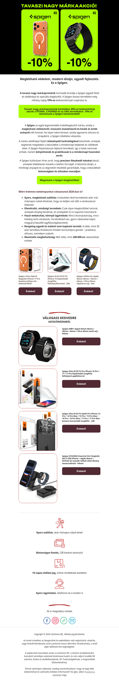 A SPIGEN egyedülálló fóliáit és védőtokjait neked fejlesztették📱