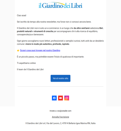 Forse è da un po' che non ci sentiamo 🌿