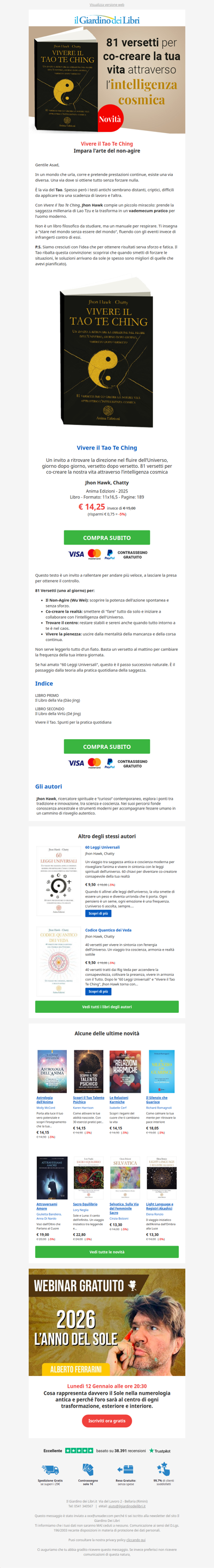 🌊 Smetti di lottare controcorrente. Come vivere senza sforzo