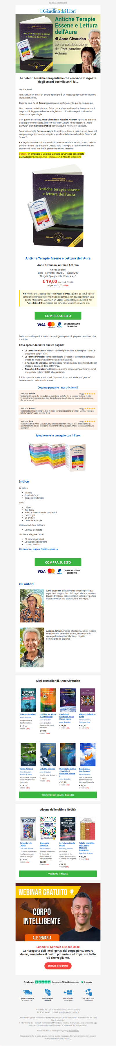 ✨ (Anne Givaudan) Antiche Terapie Essene e Lettura dell'Aura
