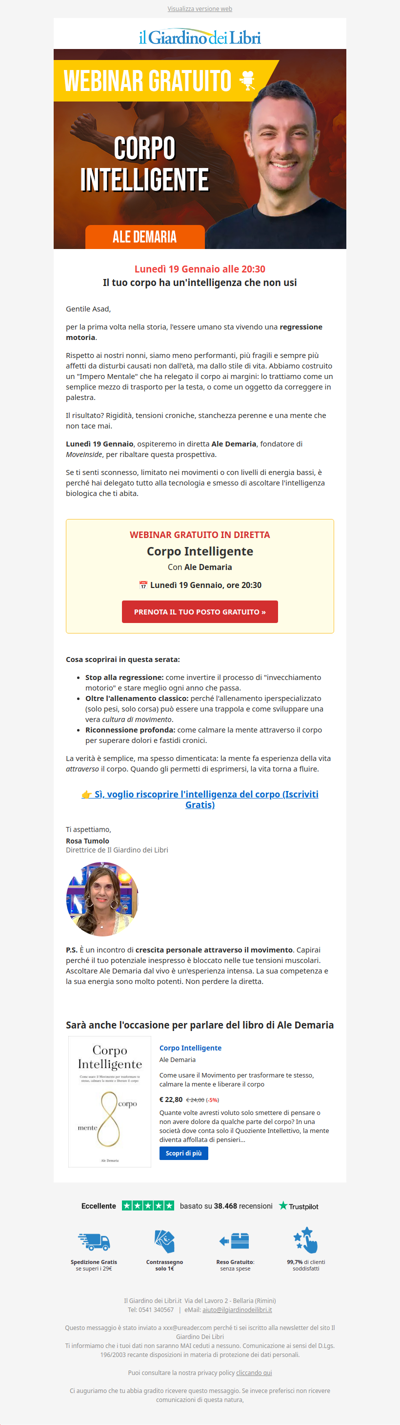 WEBINAR GRATUITO con Ale Demaria: 