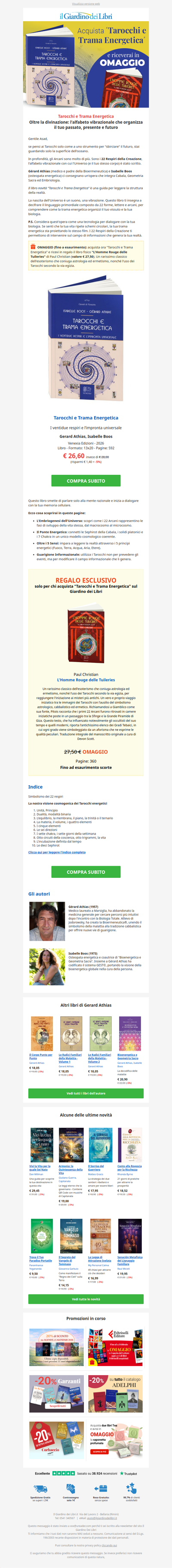 🃏 Tarocchi e Trama Energetica: la novità di Gérard Athias (+ omaggio)
