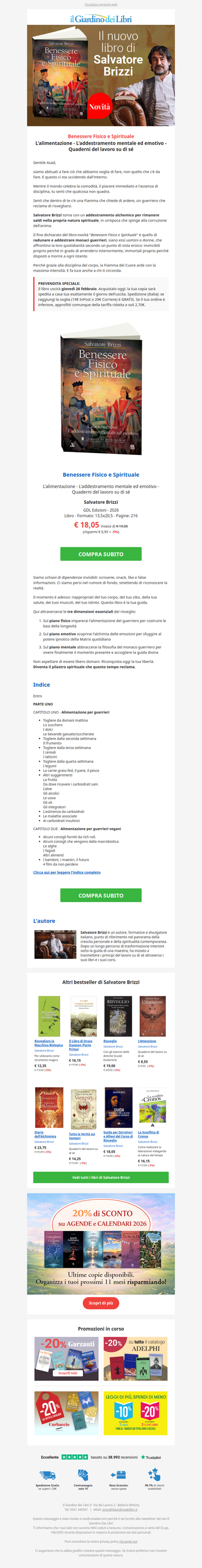 Il nuovo libro di Salvatore Brizzi: 