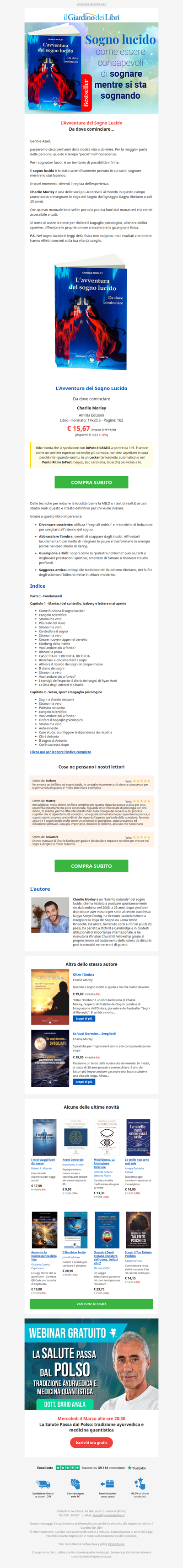 Il Sogno Lucido: come essere consapevoli di sognare (mentre sogni)
