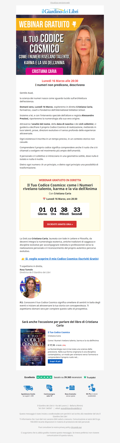 [Webinar] La Numerologia nascosta nella tua Data di Nascita e nel tuo Nome