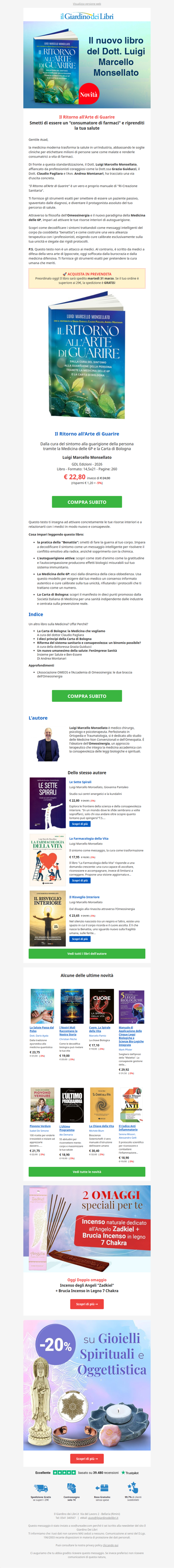 Un paziente sano è un fallimento commerciale!