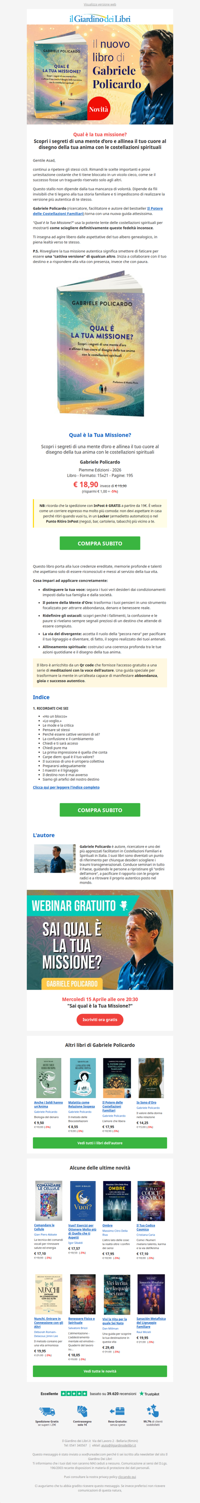 Novità di Gabriele Policardo: 