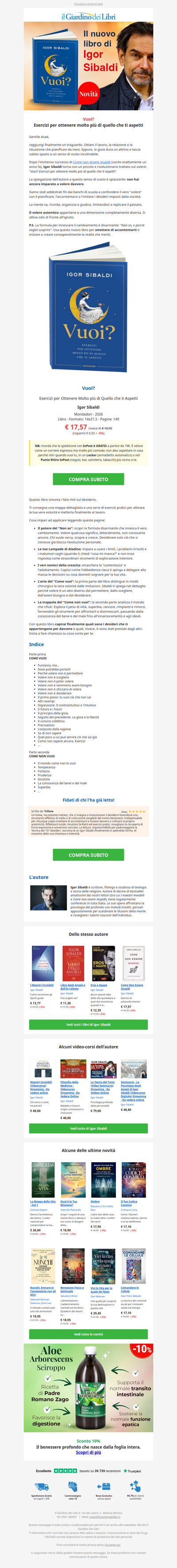 Il nuovo libro di Igor Sibaldi: impara a 