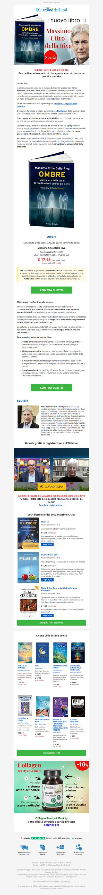 Massimo Citro Della Riva: OMBRE, campi energetici e vibrazioni 🌀 (+ Webinar gratuito)