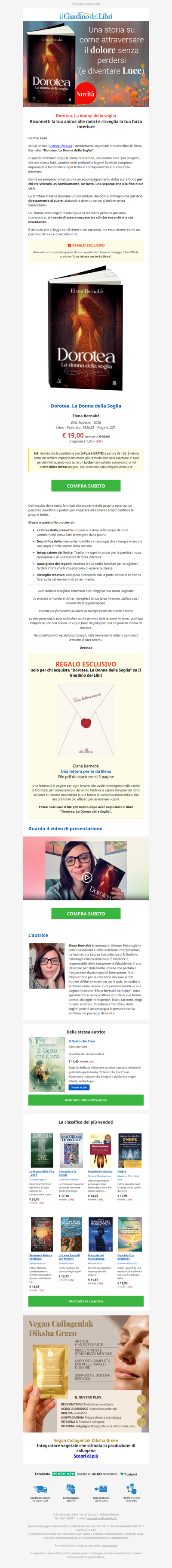 Per chi sta attraversando una soglia: il nuovo libro di Elena Bernabè