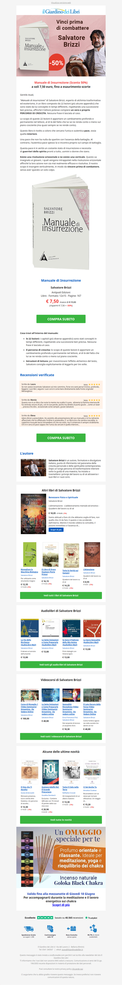 📖 Ti manca questo libro di Salvatore Brizzi? (Sconto 50%)