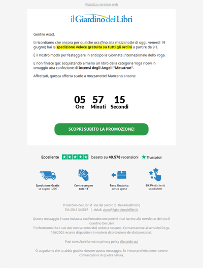 ⚡️ (Ultima Chiamata) Per te oggi Spedizione Veloce Gratis su tutti gli ordini