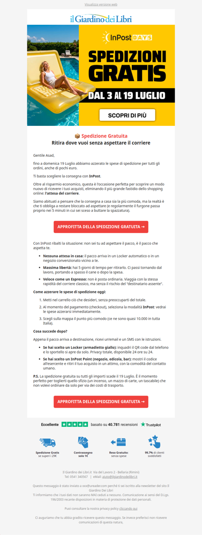 📦 Spedizione GRATIS InPost su TUTTI gli ordini
