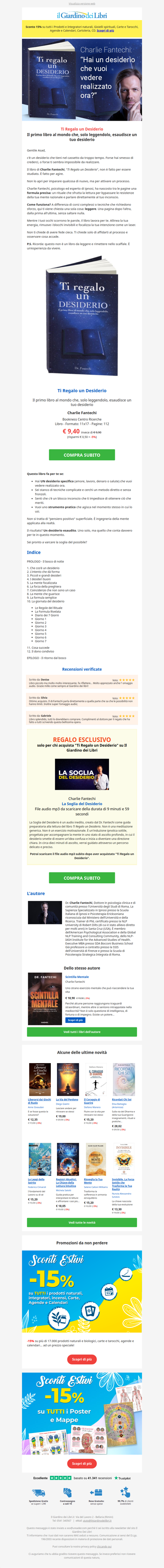 📖 Questo libro esaudisce un desiderio (Devi solo leggerlo)