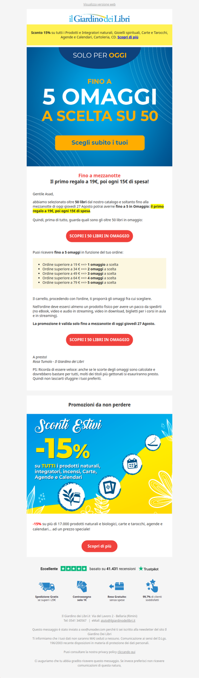 🎁 Quali di questi 50 libri vorresti in regalo? Solo fino a mezzanotte