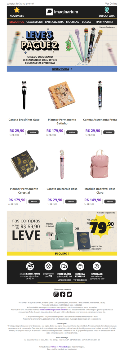 Leve 3 e Pague só 2 ➗❤️