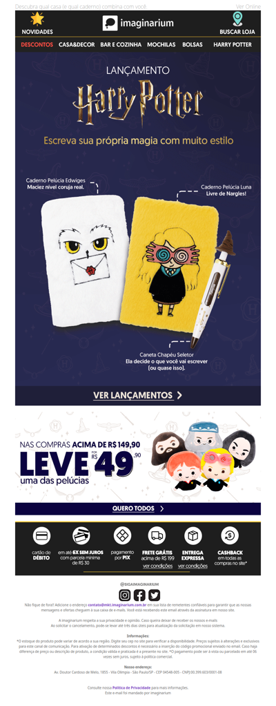 o chapéu seletor já decidiu seu destino... ✨