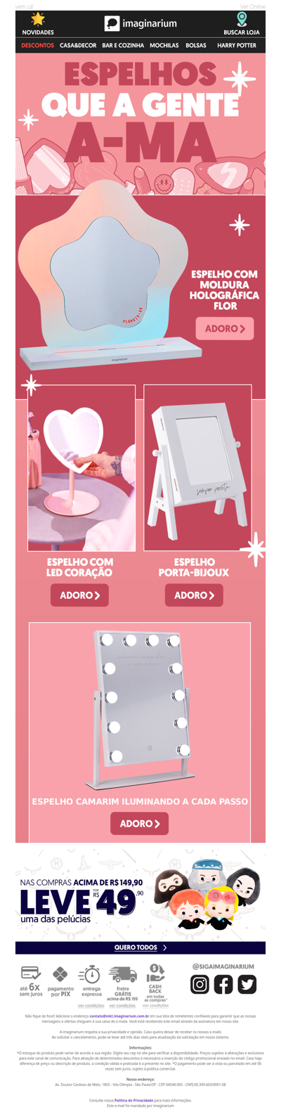 eles vão transformar seu cantinho da beleza! 💁‍♀️🥰