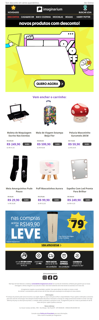 Presentes à partir de R$ 29,90 😱💟