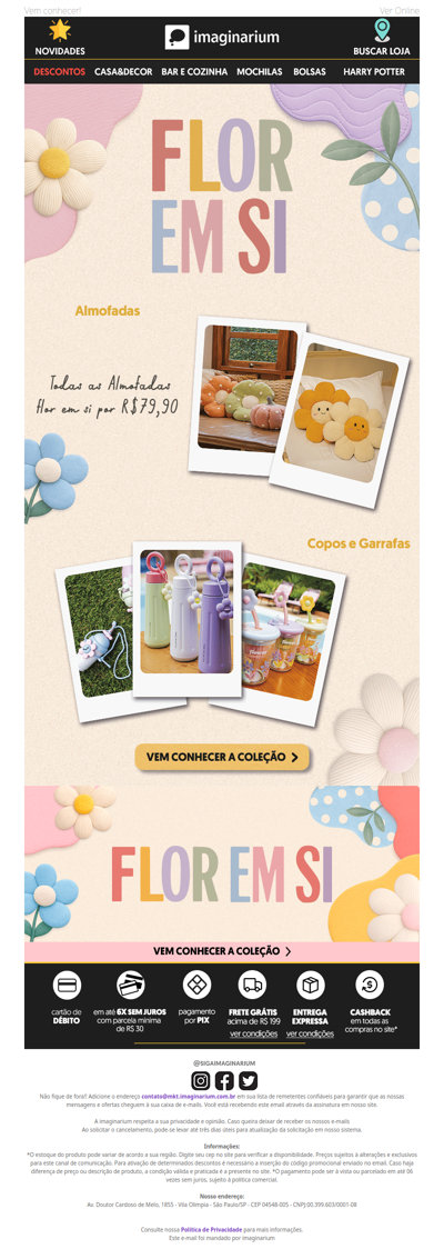 🌸 Tem dias que só uma florzinha resolve!